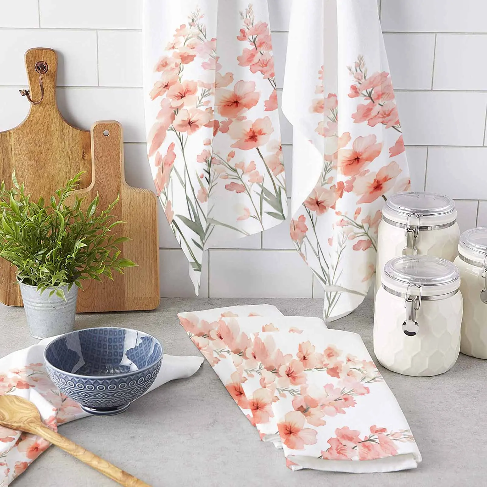 Modernism Pink Flower Plant Kitchen Towel Cleaning Cloth Microfiber Soft Household Super Absorbent Dish Washing Cloth
Modernism Pink Flower Plant Kitchen Towel Cleaning Cloth Microfiber Soft Household Super Absorbent Dish Washing Cloth