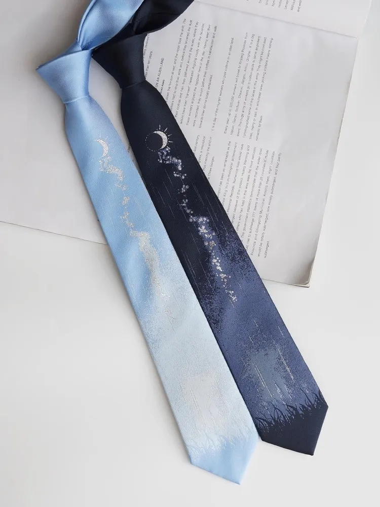 High Quality Men Women Gift Designer Vintage Shiny Moon Embroidery Ties For Shirt Boy Girls Performance Necktie Tie TB469
High Quality Men Women Gift Designer Vintage Shiny Moon Embroidery Ties For Shirt Boy Girls Performance Necktie Tie TB469