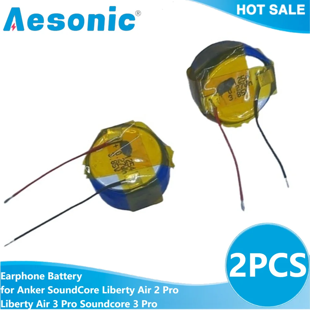 2PCS ICR1254 Earphone Battery for Anker SoundCore Liberty Air 2 Pro A3951 Liberty Air 3 Pro Soundcore 3 Pro
2PCS ICR1254 Earphone Battery for Anker SoundCore Liberty Air 2 Pro A3951 Liberty Air 3 Pro Soundcore 3 Pro