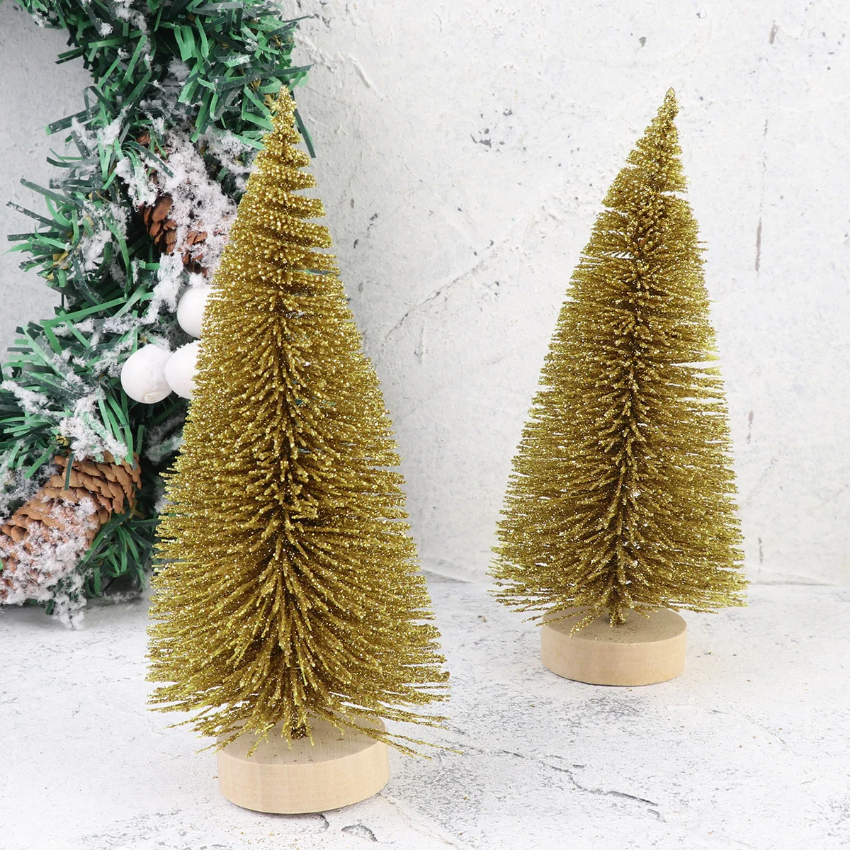 Miniature Christmas Ornaments Tree Decorative Accessory Golden Desktop Decoration for
Miniature Christmas Ornaments Tree Decorative Accessory Golden Desktop Decoration for