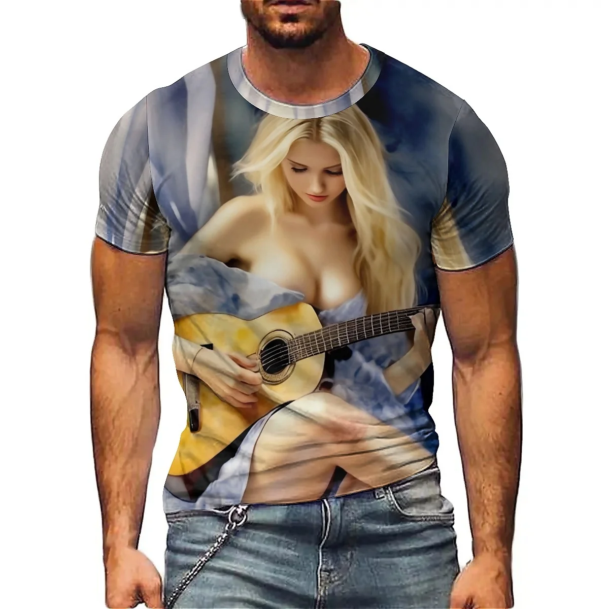 Men's Street Fashion 3D Printed Short-Sleeve T-Shirt - Winter Loungewear, Festival Gift
Men's Street Fashion 3D Printed Short-Sleeve T-Shirt - Winter Loungewear, Festival Gift