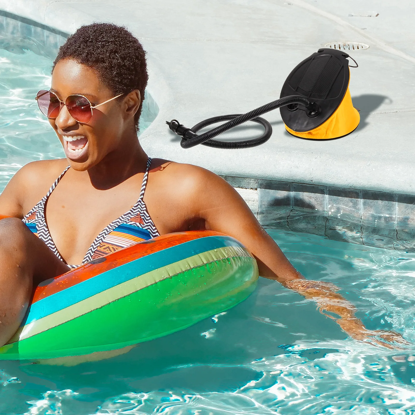 Foot Pump for Inflatables Portable Plastic Manual Inflator Balloons Mattress Ball Boat Bed Lightweight Compact Design Easy
Foot Pump for Inflatables Portable Plastic Manual Inflator Balloons Mattress Ball Boat Bed Lightweight Compact Design Easy
