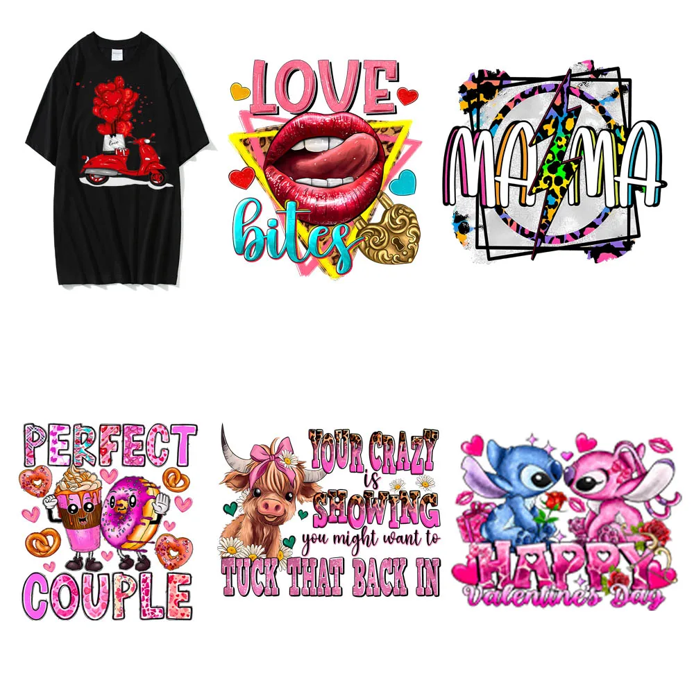 Valentines day DIY Gift DTF Press Printing for T-Shirt Bag Waterproof Iron-On Sticker For Clothes
Valentines day DIY Gift DTF Press Printing for T-Shirt Bag Waterproof Iron-On Sticker For Clothes