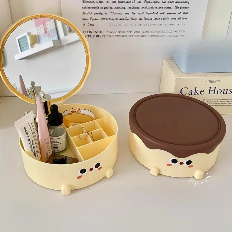 Storage Ornament Mirror Round Flexible Portable Dorm Design Mirror Creative Standing Espejos Decorativos Home Accessories 
Storage Ornament Mirror Round Flexible Portable Dorm Design Mirror Creative Standing Espejos Decorativos Home Accessories