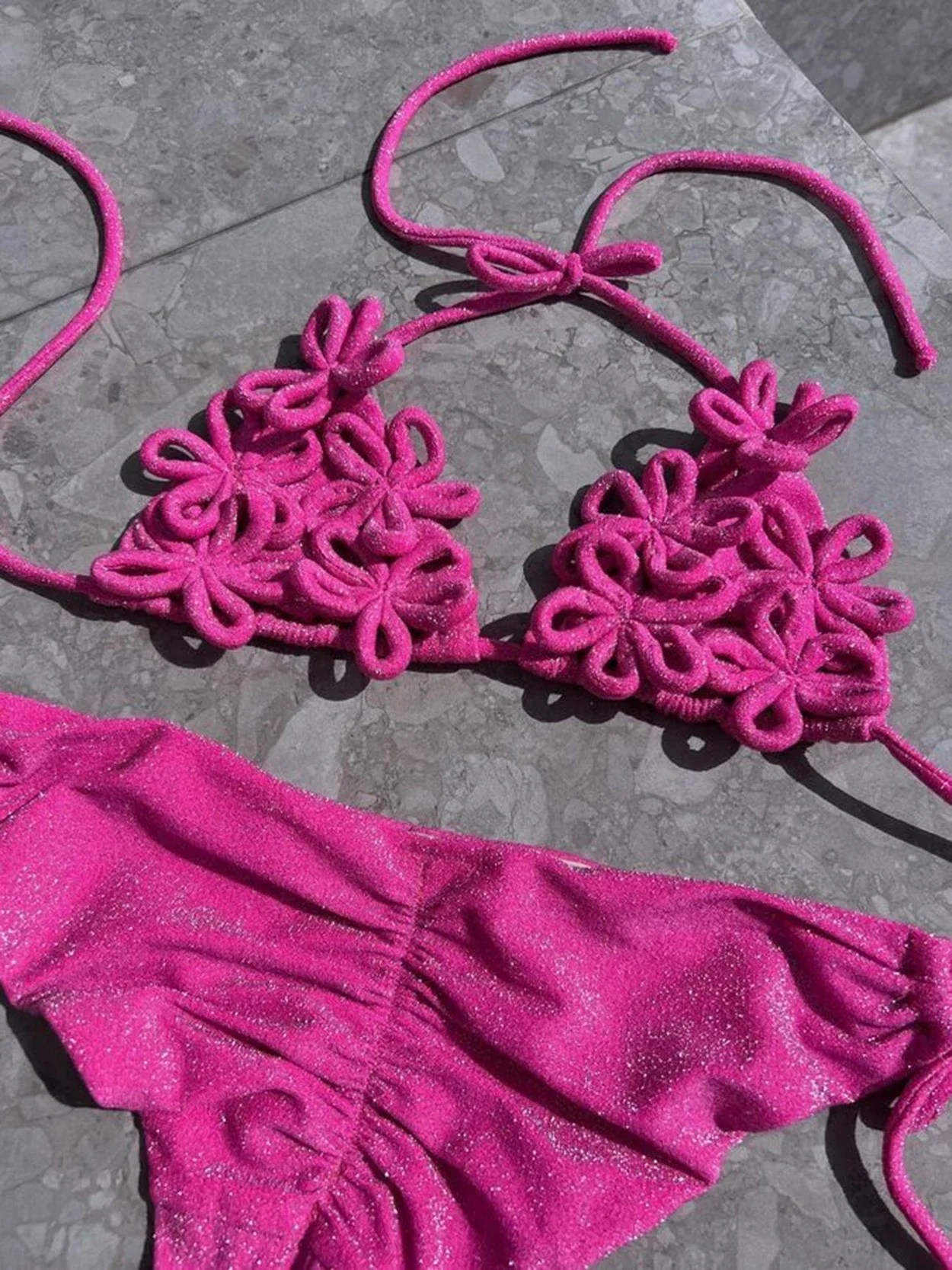Sexy Flower Halter Bikini Set Women 2Pcs Bandage Biquini Swimsuits Lady Strappy Beachwear 2024 Trend Holiday Female Clothes
Sexy Flower Halter Bikini Set Women 2Pcs Bandage Biquini Swimsuits Lady Strappy Beachwear 2024 Trend Holiday Female Clothes