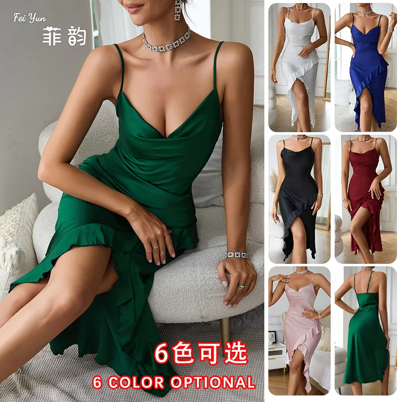 Pijama Feminino Night Gown Ladies Sexy Camisole Nightgown Split Sleepwear Home Wear Vestidos Largos Womens Night Sleepwear
Pijama Feminino Night Gown Ladies Sexy Camisole Nightgown Split Sleepwear Home Wear Vestidos Largos Womens Night Sleepwear