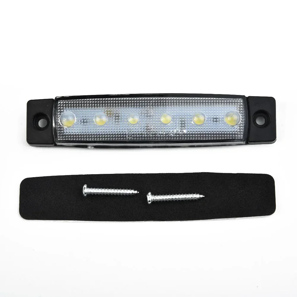 White 12V 6 LED Light Side Marker Light Car Work Light Bar DVR Day Lights For Trailer Truck Boat Indicator RV Lamp Accessories
White 12V 6 LED Light Side Marker Light Car Work Light Bar DVR Day Lights For Trailer Truck Boat Indicator RV Lamp Accessories