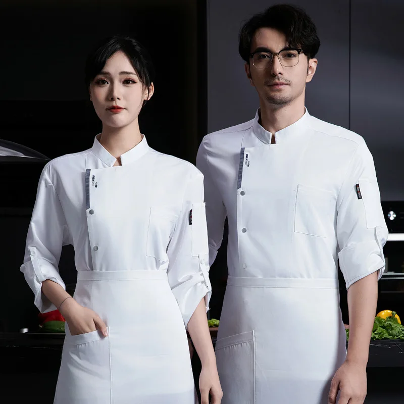 Hotel Chef Workwear Long Sleeve Canteen Hot Pot Catering Back Kitchen Baking Pastry Coffee Shop Autumn Winter Uniform for Men an
Hotel Chef Workwear Long Sleeve Canteen Hot Pot Catering Back Kitchen Baking Pastry Coffee Shop Autumn Winter Uniform for Men an