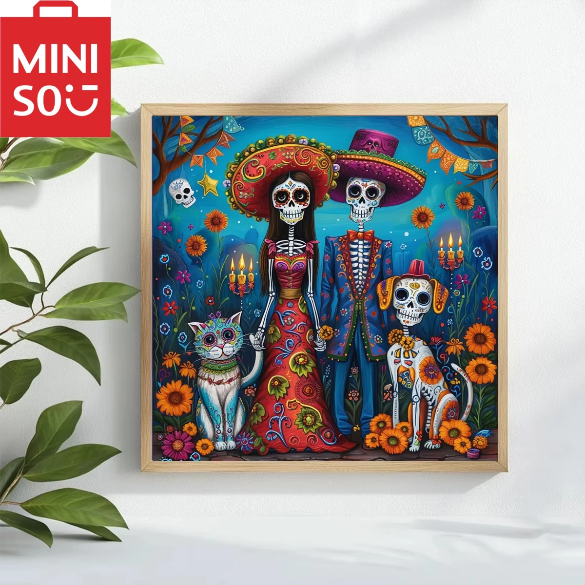 MINISO скелет День мертвых 5D DIY полный круглый/квадратный набор для алмазной живописи коллекция наборы мозаики украшение дома безрамное
MINISO скелет День мертвых 5D DIY полный круглый/квадратный набор для алмазной живописи коллекция наборы мозаики украшение дома безрамное