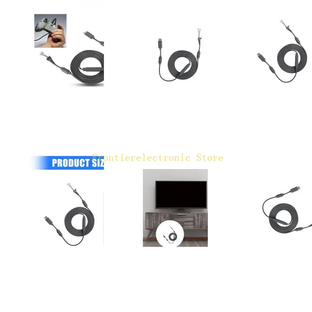 G8DB Replacement Wire Cable with Breakaway Adapter for 360 Controller USB Cable 5Pin Gamepad Cable
G8DB Replacement Wire Cable with Breakaway Adapter for 360 Controller USB Cable 5Pin Gamepad Cable