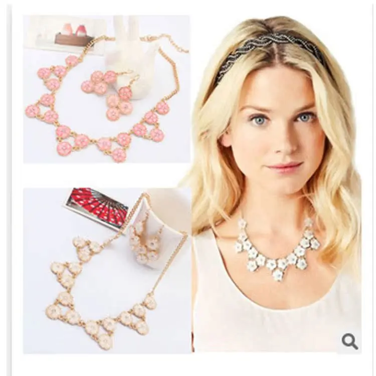 DIY accessories European and American fashion big brands, colored gemstones jewelry set exaggerated retro women's accessories fa
DIY accessories European and American fashion big brands, colored gemstones jewelry set exaggerated retro women's accessories fa