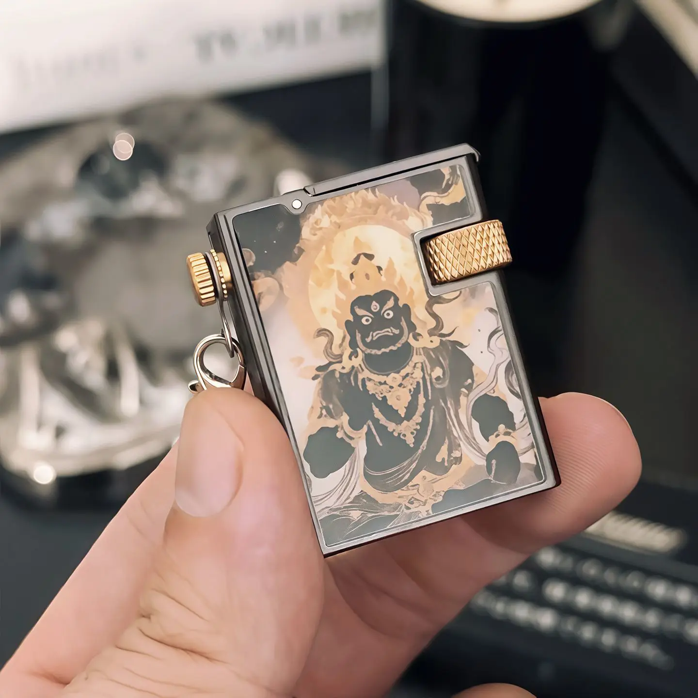 ZORRO's New Small Square Brick Side Pulley Kerosiene Lighter Push-open Cover Mini Exquisite High-looking Women's Holiday Gift
ZORRO's New Small Square Brick Side Pulley Kerosiene Lighter Push-open Cover Mini Exquisite High-looking Women's Holiday Gift