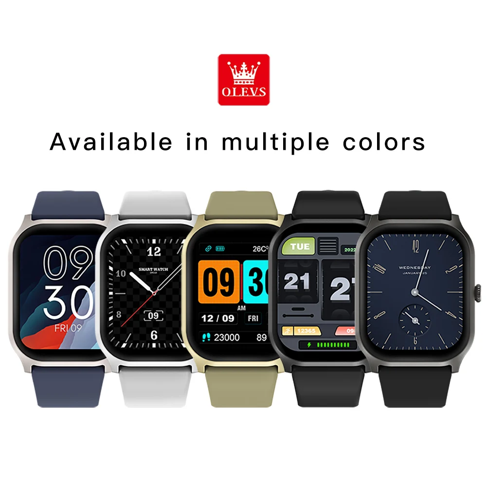 OLEVS 8205 Smart Watch Fashion Original 2.01Inch Touch Screen IP68 Waterproof Sports Bluetooth Smartwatch Compatible Android iOS
OLEVS 8205 Smart Watch Fashion Original 2.01Inch Touch Screen IP68 Waterproof Sports Bluetooth Smartwatch Compatible Android iOS