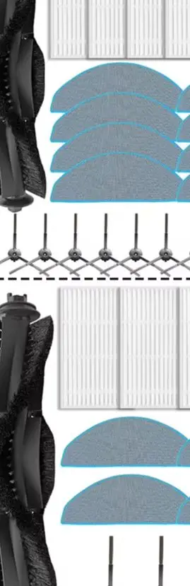 For ILIFE V20 /Vyzzle D10 /Laresar-L10 /Lydsto R1D Edge /Roidmi Eve/Rook S Vacuum Cleaner Main Brush Mop Side Brush Filter Paper
For ILIFE V20 /Vyzzle D10 /Laresar-L10 /Lydsto R1D Edge /Roidmi Eve/Rook S Vacuum Cleaner Main Brush Mop Side Brush Filter Paper