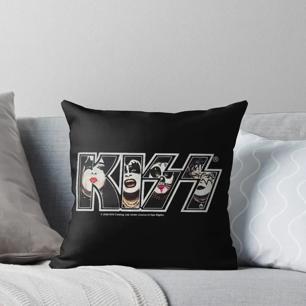 KISS the band logo with members in it Throw Pillow Cushion Child christmas supplies pillow
KISS the band logo with members in it Throw Pillow Cushion Child christmas supplies pillow