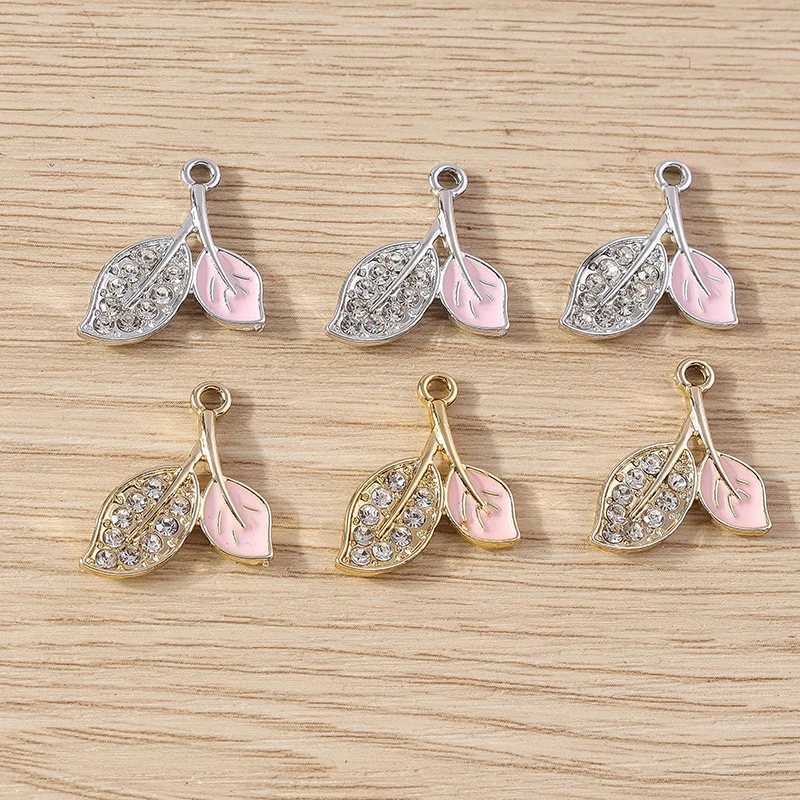 10pcs 19x24mm Cute Crystal Tree Leaf Charms Pendants for Making Earrings Necklaces Bracelets DIY Crafts Jewelry Accessories
10pcs 19x24mm Cute Crystal Tree Leaf Charms Pendants for Making Earrings Necklaces Bracelets DIY Crafts Jewelry Accessories