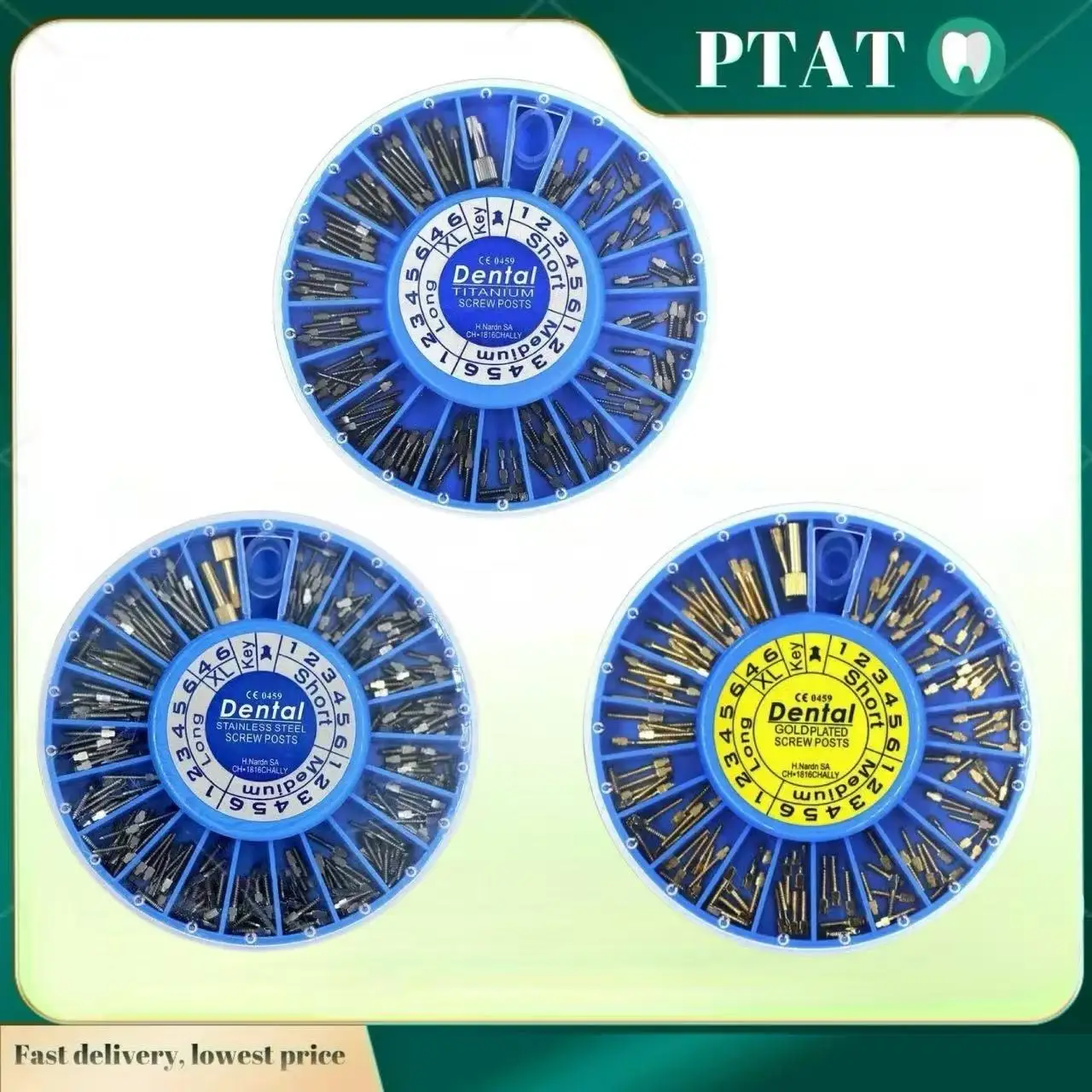 120PCS /Box Dental Stainless Steel Screw Post Dental Golden Plated Screw Post TITANIUM Screw Posts for Dentist Tool Dentistry
120PCS /Box Dental Stainless Steel Screw Post Dental Golden Plated Screw Post TITANIUM Screw Posts for Dentist Tool Dentistry