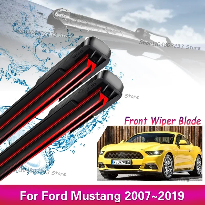 For Ford Mustang 2007~2019 2016 2017 2018 2019 S550 EcoBoost Export GT Car Wiper Blades 2pcs Front Windshield Car Accessories
For Ford Mustang 2007~2019 2016 2017 2018 2019 S550 EcoBoost Export GT Car Wiper Blades 2pcs Front Windshield Car Accessories