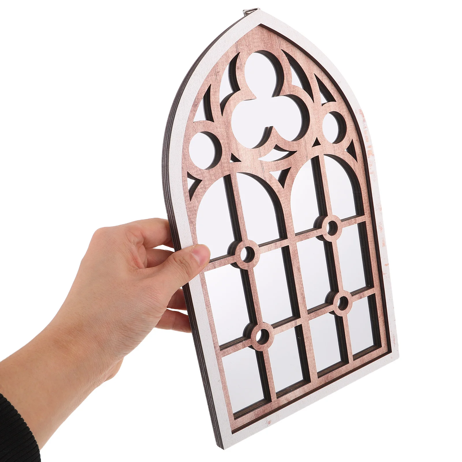 Gothic Style Fake Window Mirror Large Wall Decoration Nostalgic Home Room Background Wall Art Unique Design Natural Light Effect
Gothic Style Fake Window Mirror Large Wall Decoration Nostalgic Home Room Background Wall Art Unique Design Natural Light Effect