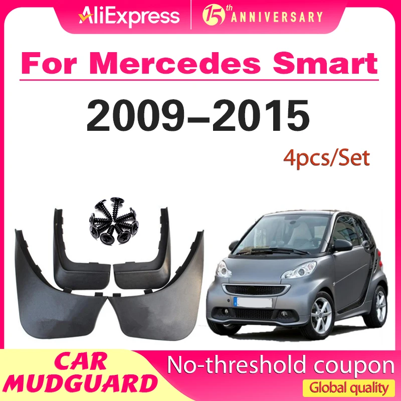 4Pcs Car Mud Flaps For Mercedes Smart 451 Fortwo 2009-2015 Mudguards Splash Guards Fender Mudflaps Accessories
4Pcs Car Mud Flaps For Mercedes Smart 451 Fortwo 2009-2015 Mudguards Splash Guards Fender Mudflaps Accessories