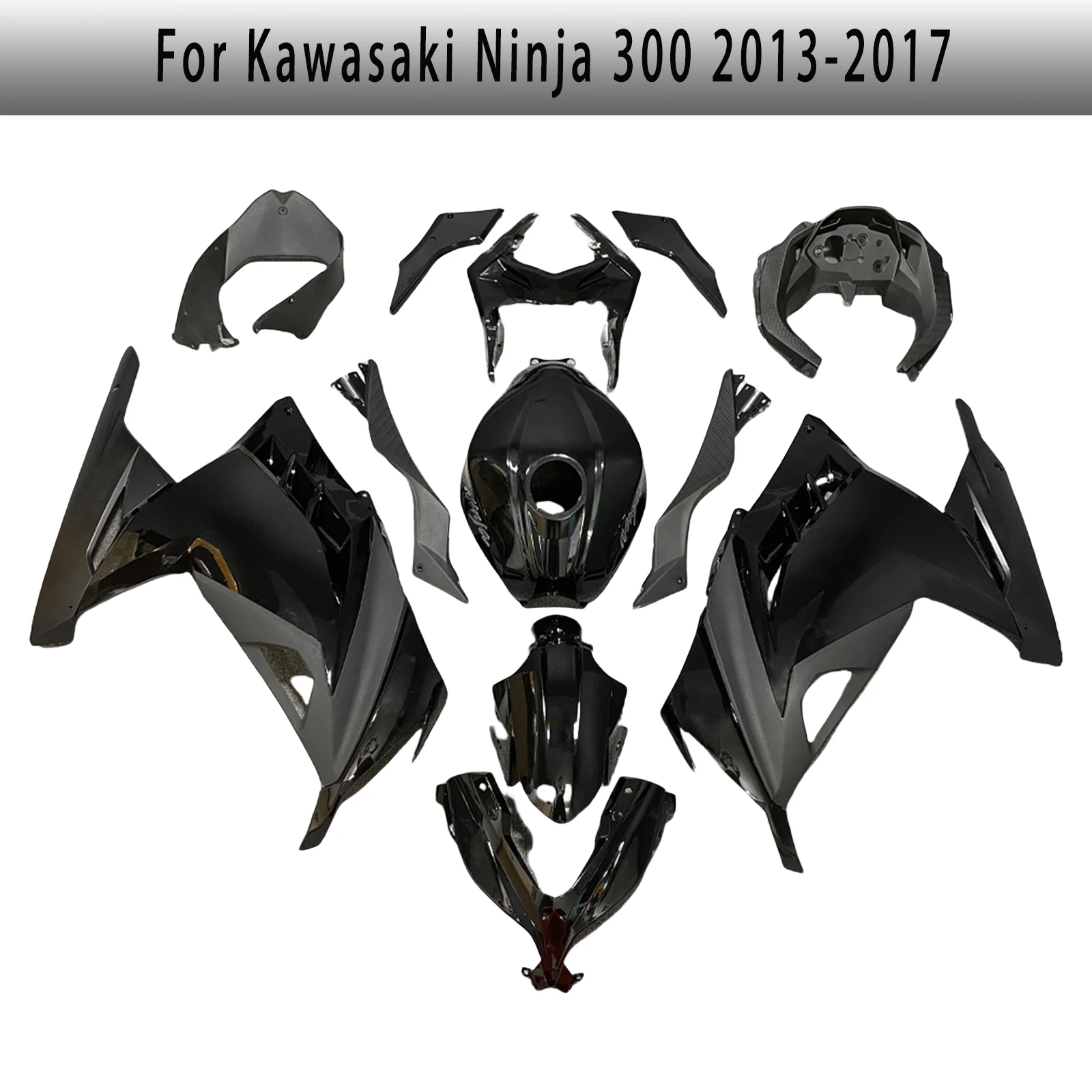 For EX300 Ninja250 Ninja300 2013-2017 Injection ABS Plastics Full Fairings Kit Mold Replace Accessories Black
For EX300 Ninja250 Ninja300 2013-2017 Injection ABS Plastics Full Fairings Kit Mold Replace Accessories Black