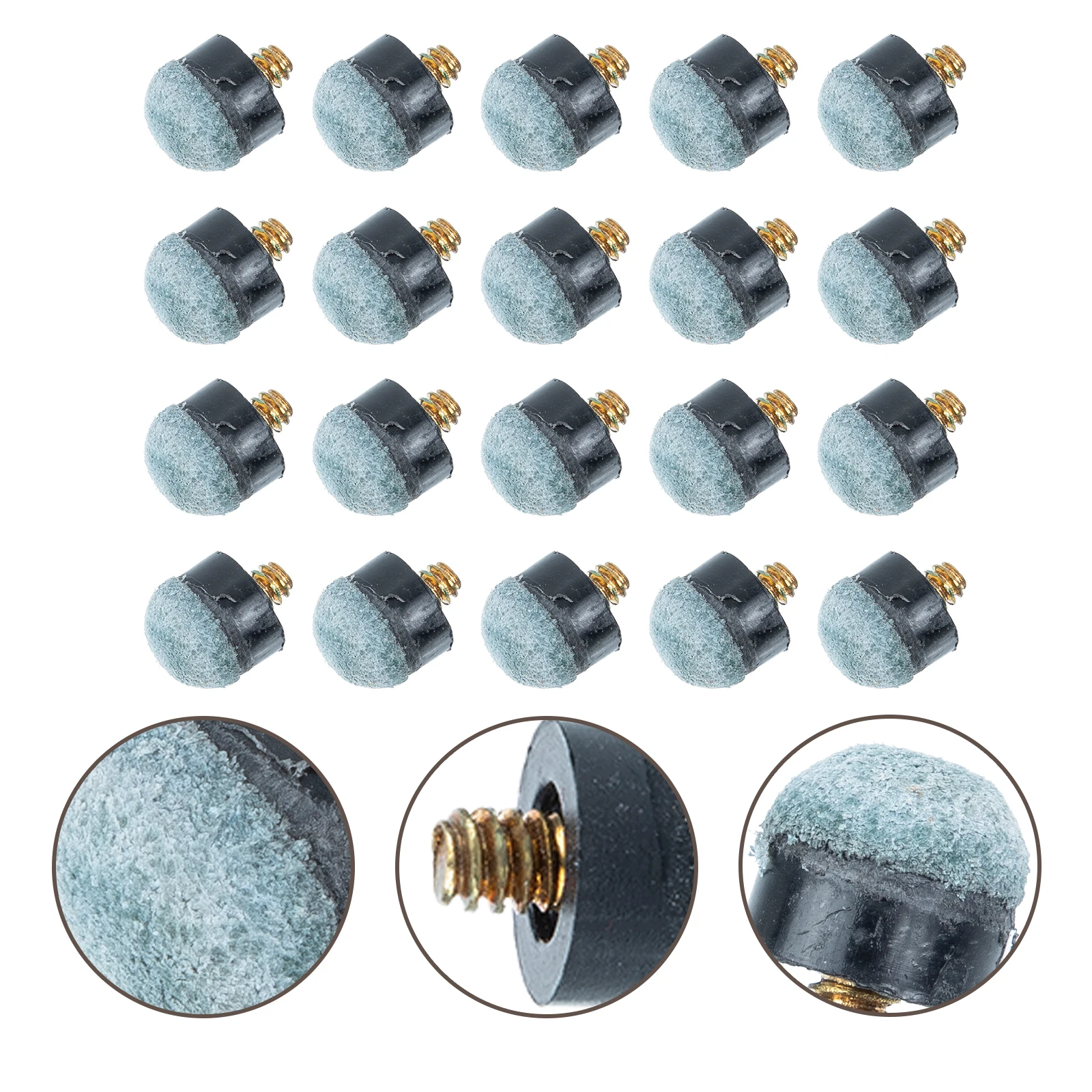 20 Pcs Tips 12mm Screw On Blue Pool Tip Tip Replacement Gray Color Lightweight Portable Accessories
20 Pcs Tips 12mm Screw On Blue Pool Tip Tip Replacement Gray Color Lightweight Portable Accessories