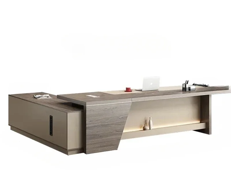 Light Luxury High Quality Office Desk Boss L Shaped Work Reading Computer Desks Executive Shelf Escritorio Oficina Furniture
Light Luxury High Quality Office Desk Boss L Shaped Work Reading Computer Desks Executive Shelf Escritorio Oficina Furniture