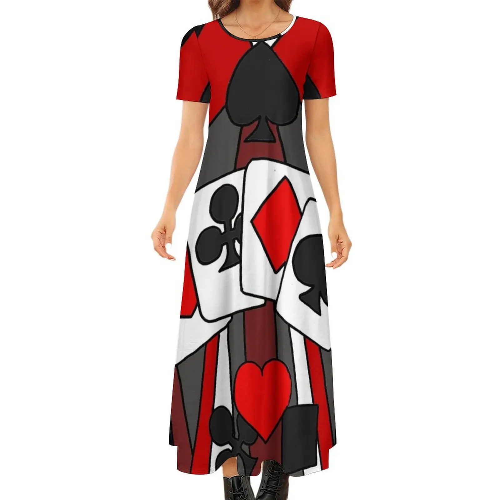 Artistic Fun Playing Cards Abstract Art Round Neck Short Sleeve Dress summer dress womens 2024 clothes for woman
Artistic Fun Playing Cards Abstract Art Round Neck Short Sleeve Dress summer dress womens 2024 clothes for woman
