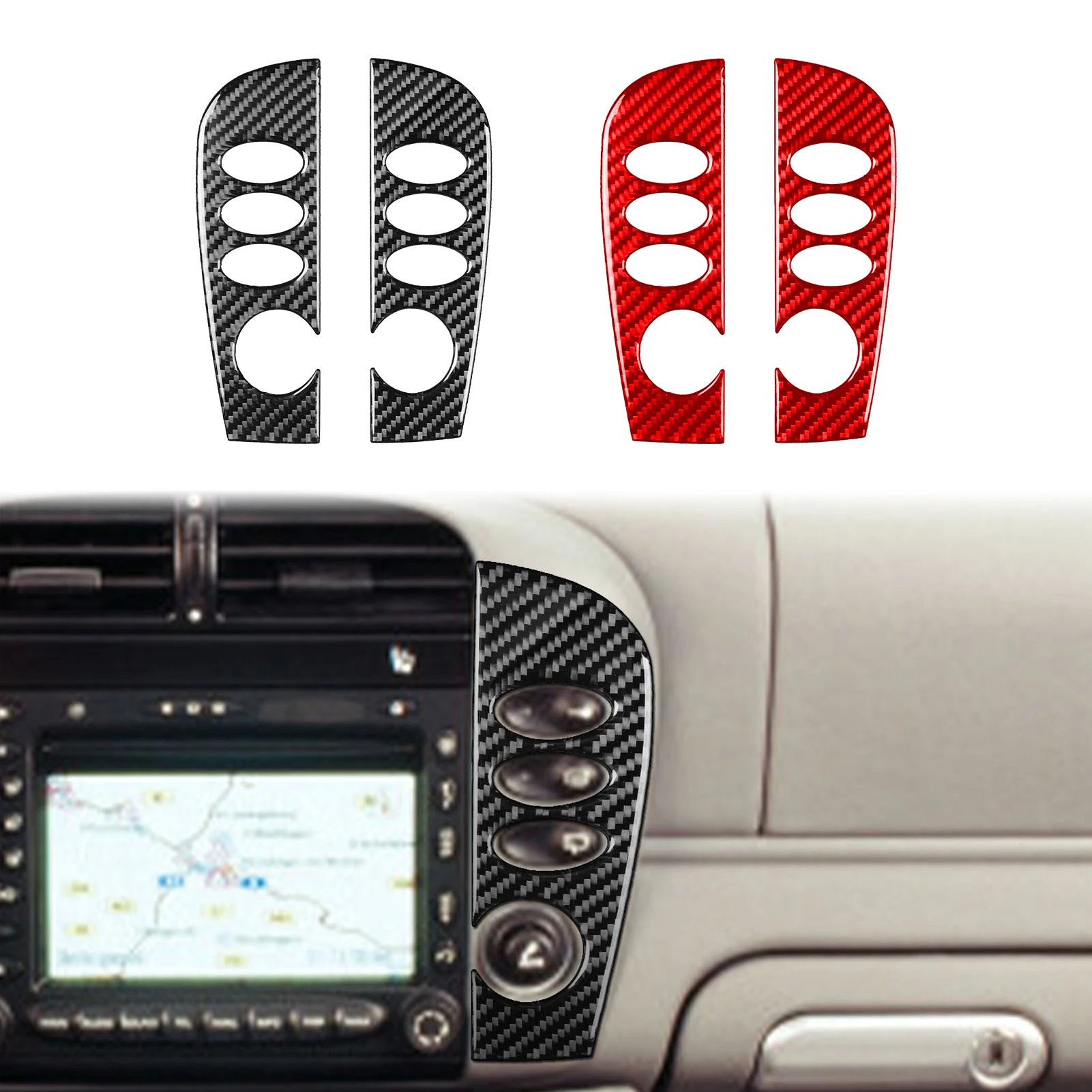For Porsche 911 996 1997-2004 Car Accessories Carbon Fiber Center Console Navigation Button Trim Interior Cover Tuning Stickers
For Porsche 911 996 1997-2004 Car Accessories Carbon Fiber Center Console Navigation Button Trim Interior Cover Tuning Stickers