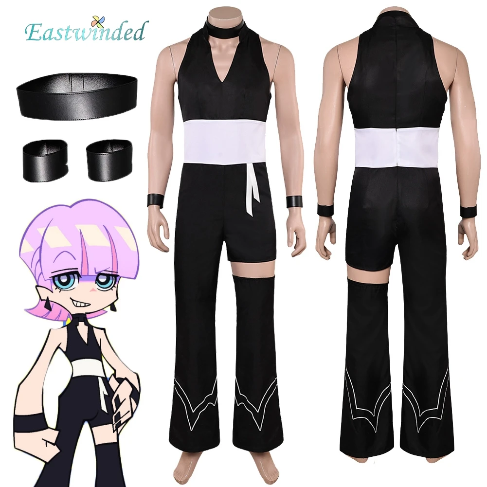 Poly Urethane Cosplay Black Costume Suit Anime Panty And Stocking Role Play Men Jumpsuit Outfits Halloween Carnival Party Suit
Poly Urethane Cosplay Black Costume Suit Anime Panty And Stocking Role Play Men Jumpsuit Outfits Halloween Carnival Party Suit