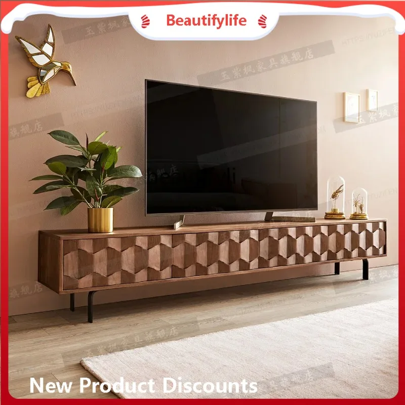 Asmt59Wabi Sand Wind Retro Floor Cabinet TV Cabinet North American Black Walnut All Solid Wood Simple Light Luxury Creative Floo
Asmt59Wabi Sand Wind Retro Floor Cabinet TV Cabinet North American Black Walnut All Solid Wood Simple Light Luxury Creative Floo