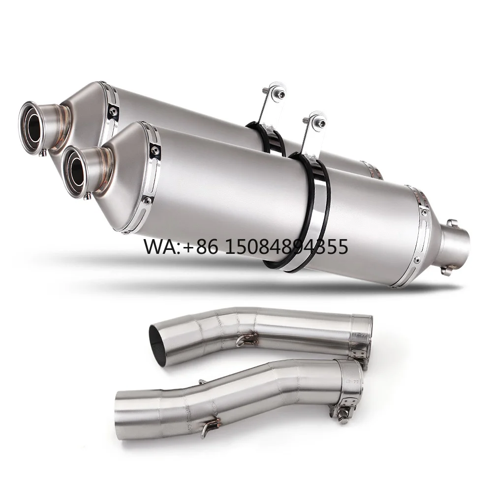High Quality New Full System Exhaust Muffler with Double Bore Slip Pipe Mid Pipe for 2007-2008 YZF-R1
High Quality New Full System Exhaust Muffler with Double Bore Slip Pipe Mid Pipe for 2007-2008 YZF-R1