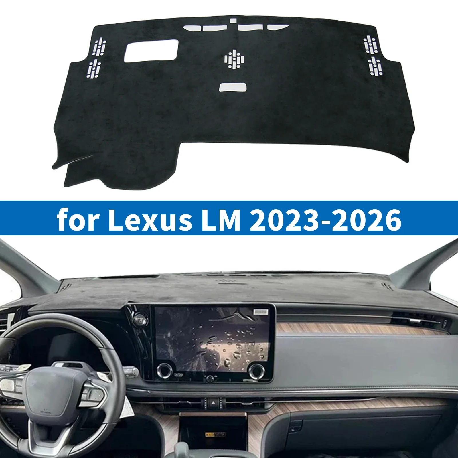 Коврик на приборную панель автомобиля для Lexus LM 2024 2025 2026 AW10 350H 500H LM350H LM500H, солнцезащитный защитный коврик-накладка на панель приборов
Коврик на приборную панель автомобиля для Lexus LM 2024 2025 2026 AW10 350H 500H LM350H LM500H, солнцезащитный защитный коврик-накладка на панель приборов
