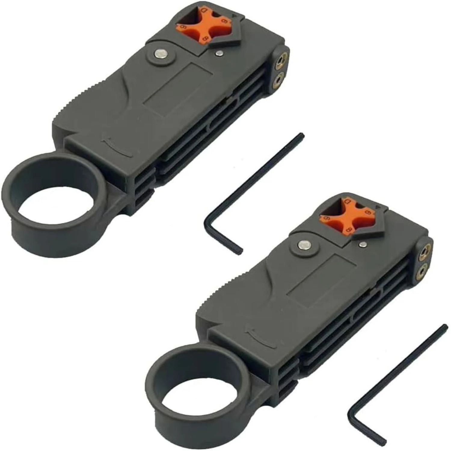 Efficient Universal 2PCS Coaxial Cable Stripping Tool Set for RG6 RG11 RG58 RG59 - High-Quality Coaxial Wire Stripper Kit for Ea
Efficient Universal 2PCS Coaxial Cable Stripping Tool Set for RG6 RG11 RG58 RG59 - High-Quality Coaxial Wire Stripper Kit for Ea