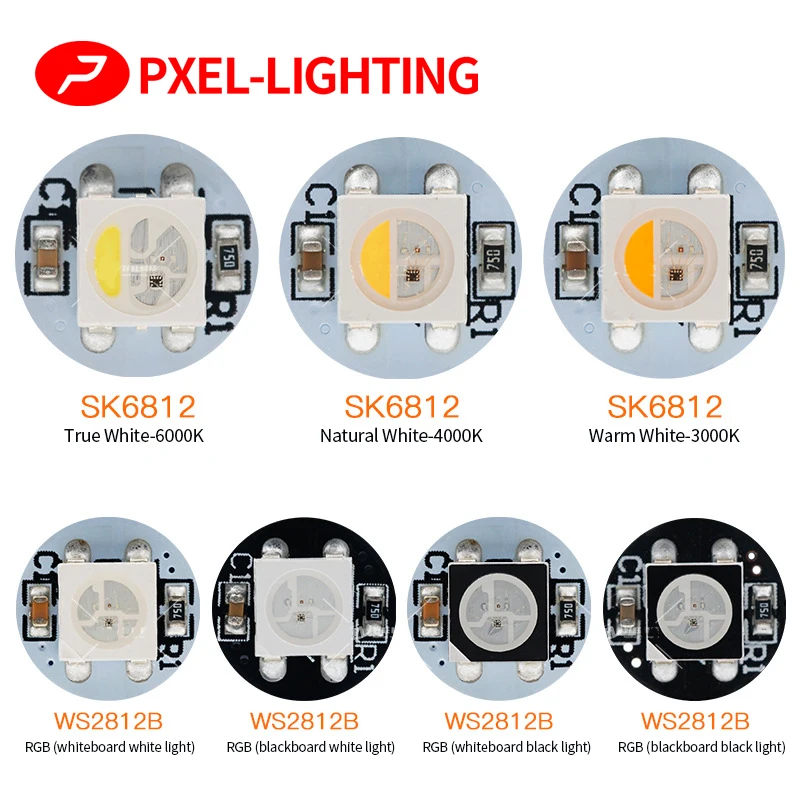 50 шт.-1000 шт. WS2812B WS2812 SK6812 светодиодный Chip 5050 SMD RGB RGBW DC5V с черной/белой печатной платой радиатор 9,6 мм диаметр
50 шт.-1000 шт. WS2812B WS2812 SK6812 светодиодный Chip 5050 SMD RGB RGBW DC5V с черной/белой печатной платой радиатор 9,6 мм диаметр