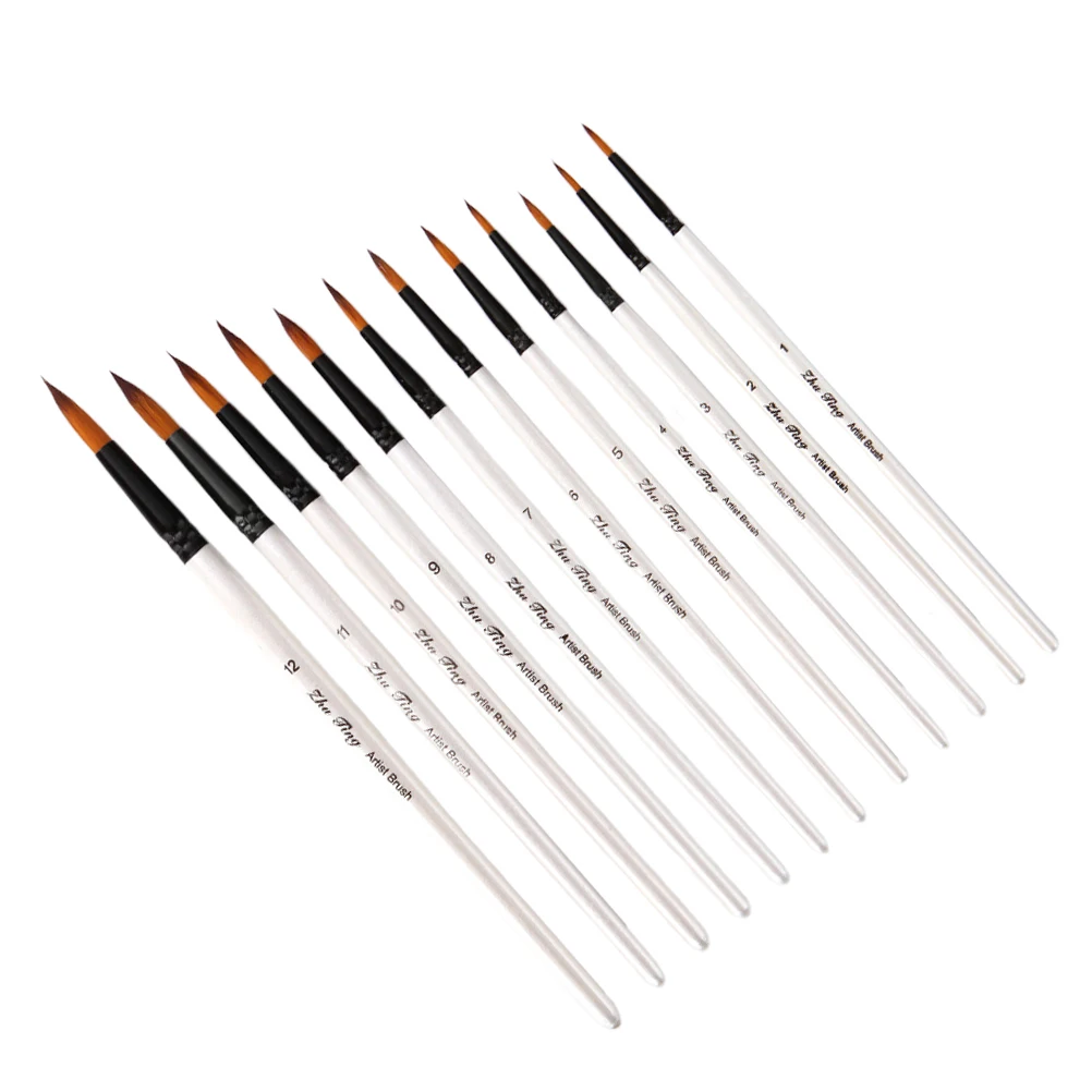 12 Pcs Paint Brushes Set Paintbrushes for Art Large Flat Painting Shell Angle White Oil Pottery Glaze Nylon Travel
12 Pcs Paint Brushes Set Paintbrushes for Art Large Flat Painting Shell Angle White Oil Pottery Glaze Nylon Travel