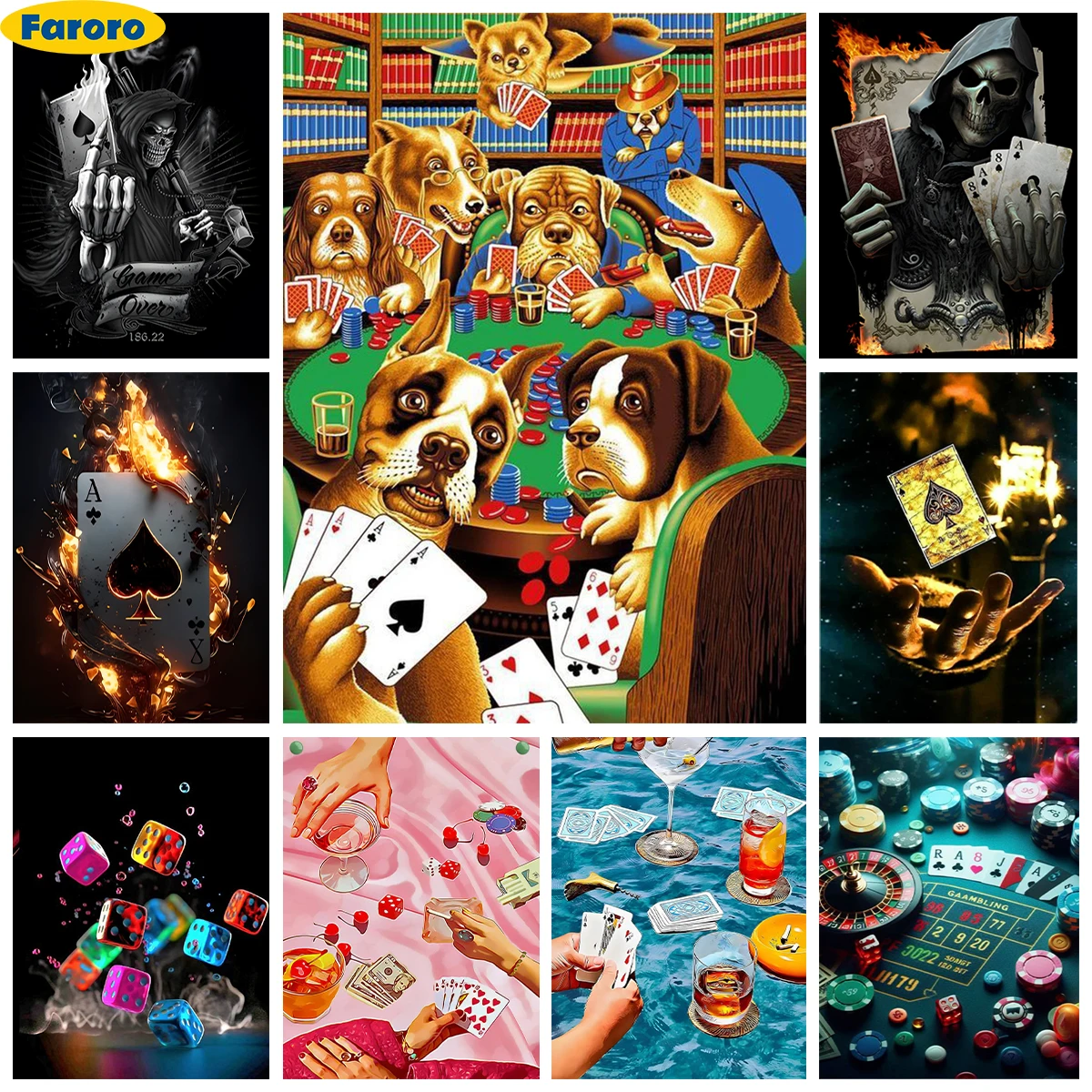 Poker 5D Diamond Painting Card Game Poster Diy Diamond Embroidery Cross Stitch Retro Home Casino Wall Decor Easy Handmade Gift
Poker 5D Diamond Painting Card Game Poster Diy Diamond Embroidery Cross Stitch Retro Home Casino Wall Decor Easy Handmade Gift