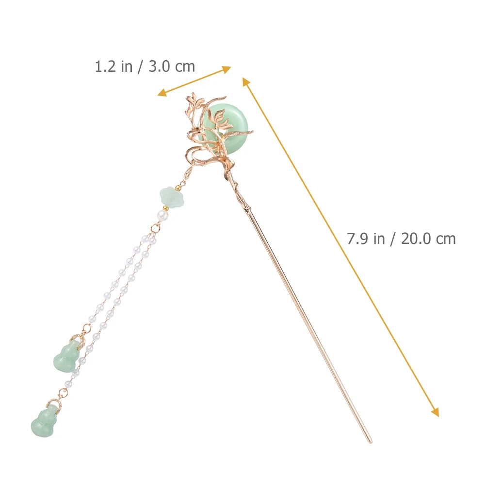 2pcs Vintage Ancient Style Glass Hairpin Women'S Tassels Alloy Chignon Bun Sticks For Long Hair Smooth Durable Metal Hair
2pcs Vintage Ancient Style Glass Hairpin Women'S Tassels Alloy Chignon Bun Sticks For Long Hair Smooth Durable Metal Hair