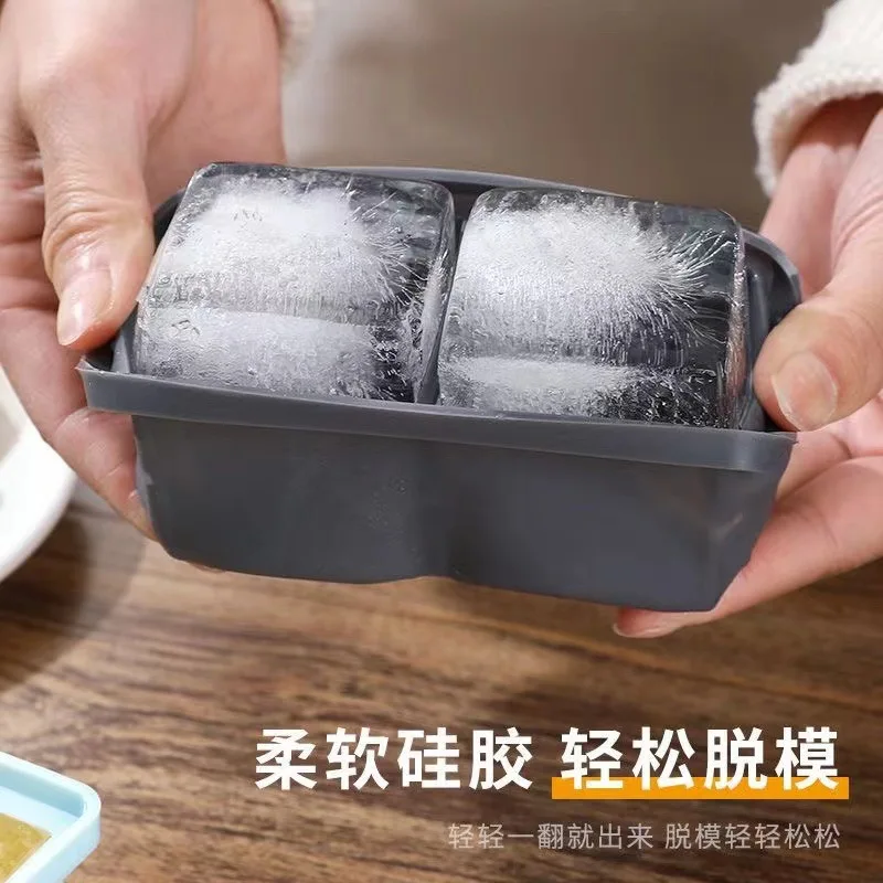 2Grid Square Silicone Ice Cube Molds Big Tray Mold Ice Cube Maker Reusable Durable Pub Whiskey Cocktail Ice Block Maker Mold
2Grid Square Silicone Ice Cube Molds Big Tray Mold Ice Cube Maker Reusable Durable Pub Whiskey Cocktail Ice Block Maker Mold