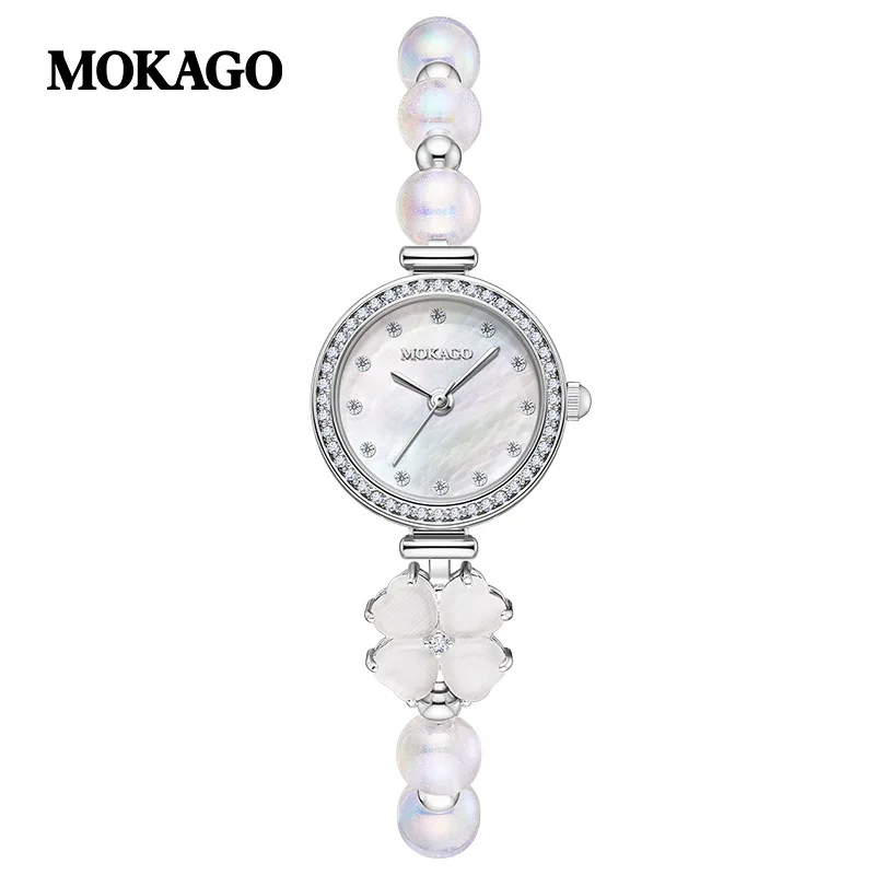 Women's Fashion Quartz Watch Brand Light Luxury Pearl Inlaid Diamond Pull-Out Bracelet Watch Waterproof Girl Clock Gift
Women's Fashion Quartz Watch Brand Light Luxury Pearl Inlaid Diamond Pull-Out Bracelet Watch Waterproof Girl Clock Gift
