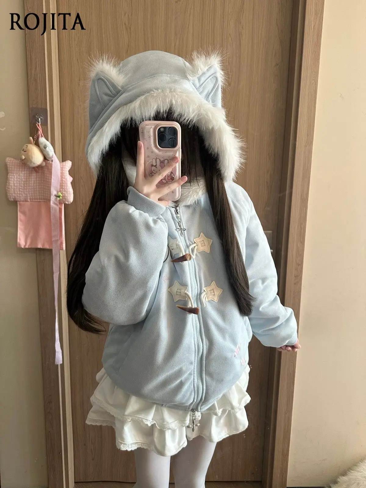 Original Japanese Style Soft Girl Cute Cat Embroidery Thickened Warm Cotton Jacket Suede Coat for Women Winter Jacket Women
Original Japanese Style Soft Girl Cute Cat Embroidery Thickened Warm Cotton Jacket Suede Coat for Women Winter Jacket Women