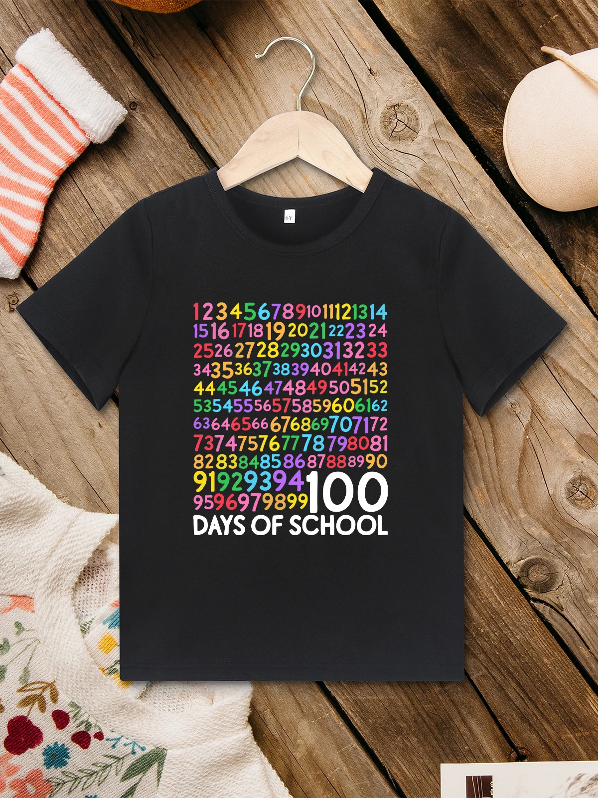 100 Days of School Kids T-shirts Short Sleeve 2 to 7 Years Toddler Girl Boy Clothes Fashion Harajuku Black Tops Cheap Hot Sale
100 Days of School Kids T-shirts Short Sleeve 2 to 7 Years Toddler Girl Boy Clothes Fashion Harajuku Black Tops Cheap Hot Sale