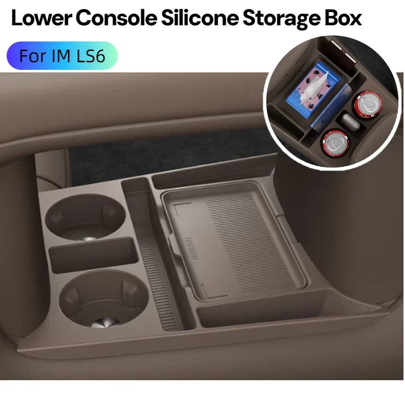 For IM LS6 Central Control Under Storage Box Waterproof Silicone Organizer Tray Hidden Armrest Storage Interior Accessories
For IM LS6 Central Control Under Storage Box Waterproof Silicone Organizer Tray Hidden Armrest Storage Interior Accessories