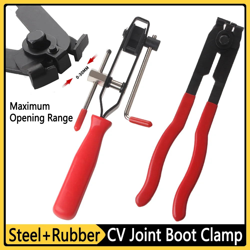 Small/Large CV Boot Clamps Drive Shaft CV Boot Clamp Steel Rubber Car Joint Binding Trunk Axle Clamp Tool For Most Cars
Small/Large CV Boot Clamps Drive Shaft CV Boot Clamp Steel Rubber Car Joint Binding Trunk Axle Clamp Tool For Most Cars