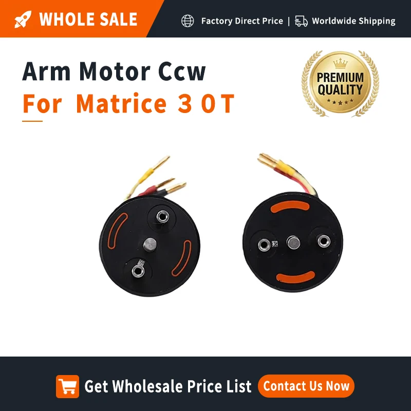 Factory Direct Replacement Arm Motor for DJI Matrice 30T CW/CCW Propulsion Motor-Pre-Tested Drone Repair Parts Wholesale Supply
Factory Direct Replacement Arm Motor for DJI Matrice 30T CW/CCW Propulsion Motor-Pre-Tested Drone Repair Parts Wholesale Supply
