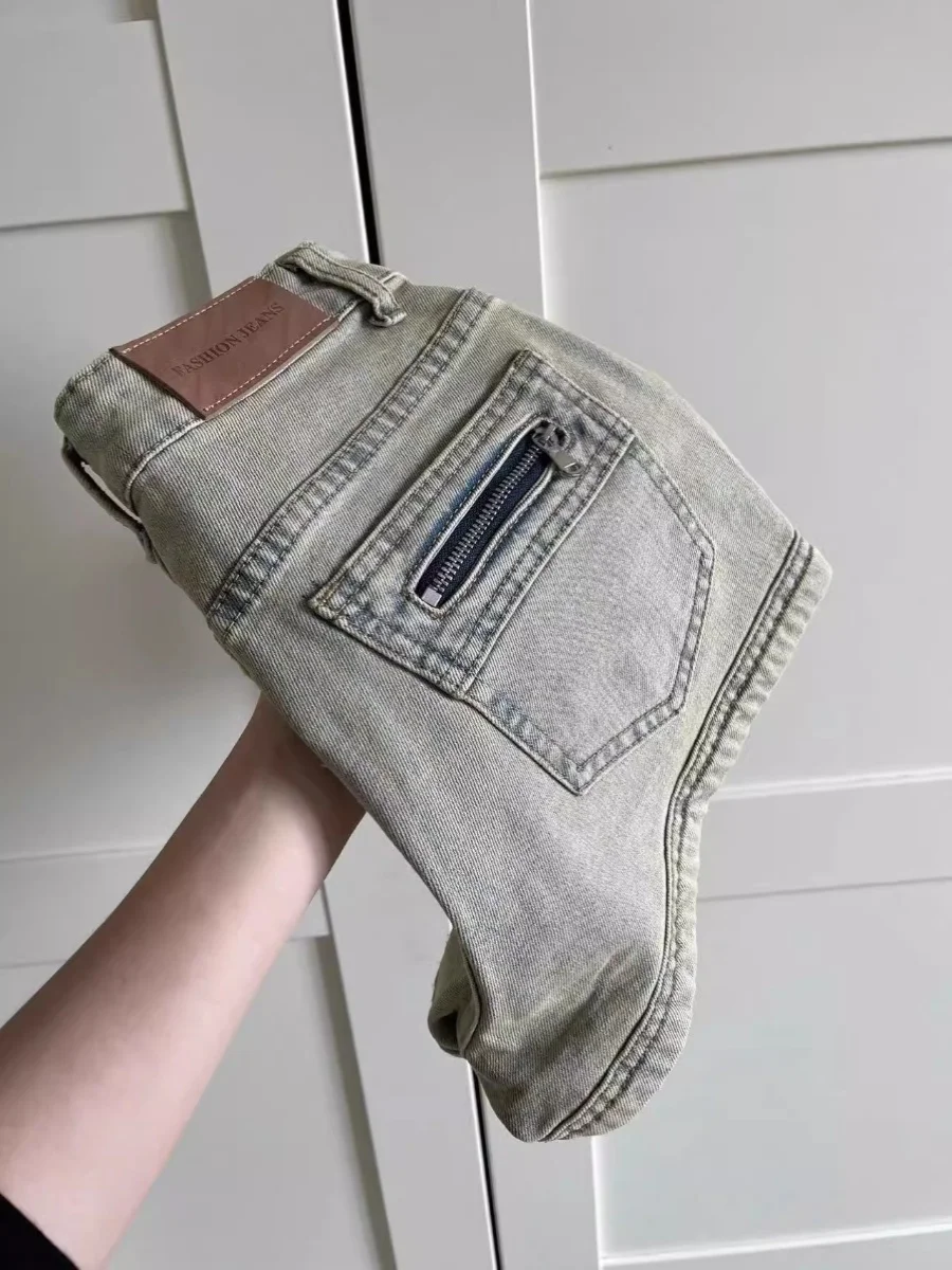 Выцветшие джинсовые ультра-короткие орты на молнии в стиле ретро, женские летние обтягивающие орты небольшого размера с низкой талией, прямые ноги, подтягивающие ягодицы, популярные орты
Выцветшие джинсовые ультра-короткие орты на молнии в стиле ретро, женские летние обтягивающие орты небольшого размера с низкой талией, прямые ноги, подтягивающие ягодицы, популярные орты