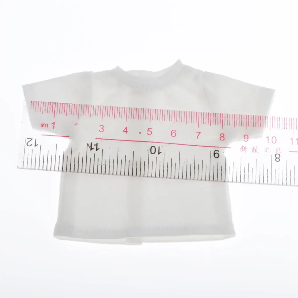 1/6 Girl Doll Clothes Fabric T-shirt Round Neck Casual Outfit for Blythe BJD Dolls Dress Up DIY Accessories
1/6 Girl Doll Clothes Fabric T-shirt Round Neck Casual Outfit for Blythe BJD Dolls Dress Up DIY Accessories