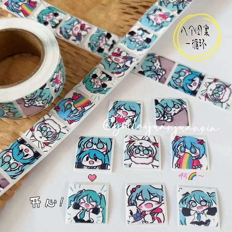 Hatsune Miku anime cute cartoon Miku peripheral roll stickers Kawaii hand account high-value decorative sealing tape wholesale
Hatsune Miku anime cute cartoon Miku peripheral roll stickers Kawaii hand account high-value decorative sealing tape wholesale