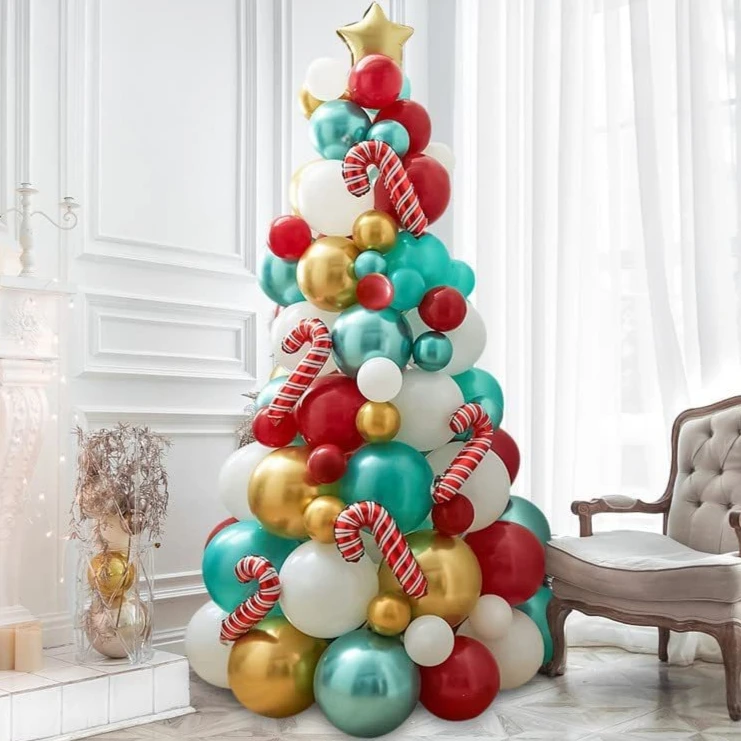 Надувные игрушки в форме рождественской елки, латексный шар, комбинированные металлические цветные красные зеленые рождественские декоративные шары
Надувные игрушки в форме рождественской елки, латексный шар, комбинированные металлические цветные красные зеленые рождественские декоративные шары
