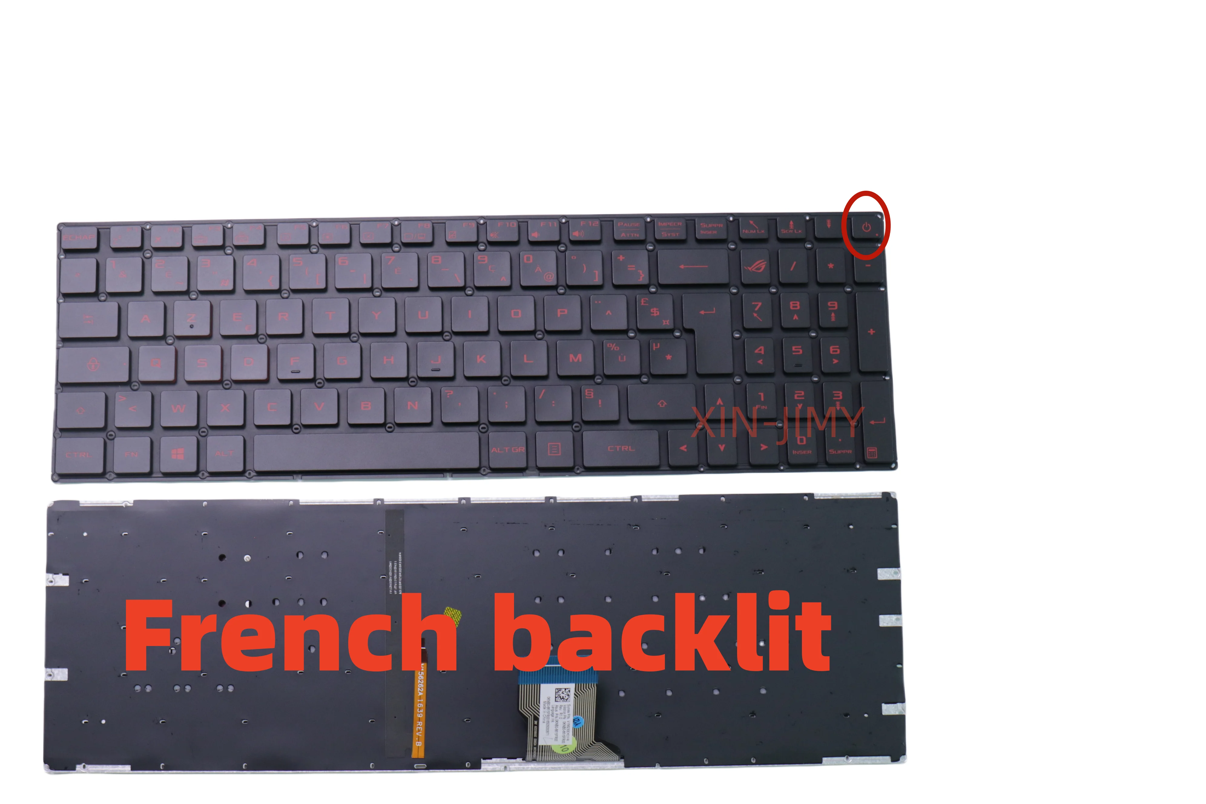 Французская клавиатура с подсветкой для Asus ROG Strix GL702 VT GL702VM GL702VS GL502 VM GL502VS игровой ноутбук красный колпачок
Французская клавиатура с подсветкой для Asus ROG Strix GL702 VT GL702VM GL702VS GL502 VM GL502VS игровой ноутбук красный колпачок